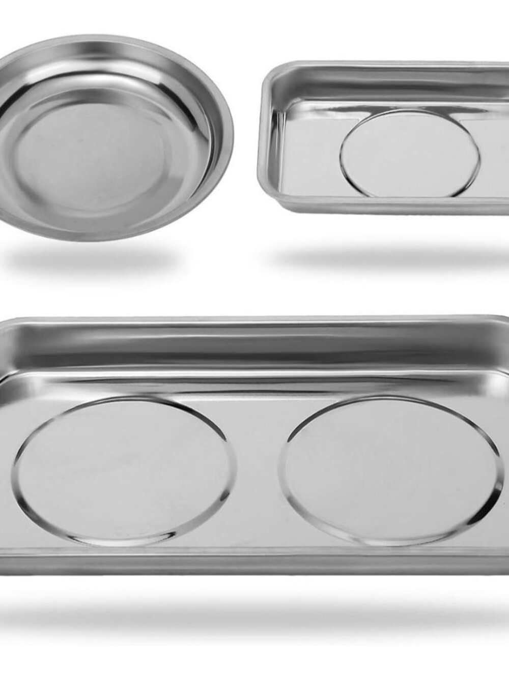 Magnetic Tray Holder 3pc,for Socket Screw Nuts Bolts Metal Parts,Extra Strong Ma